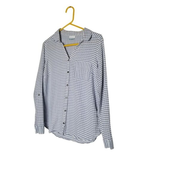 Columbia Sportswear Company Striped Long Sleeve Button-Up‎ Shirt L - Picture 10 of 11